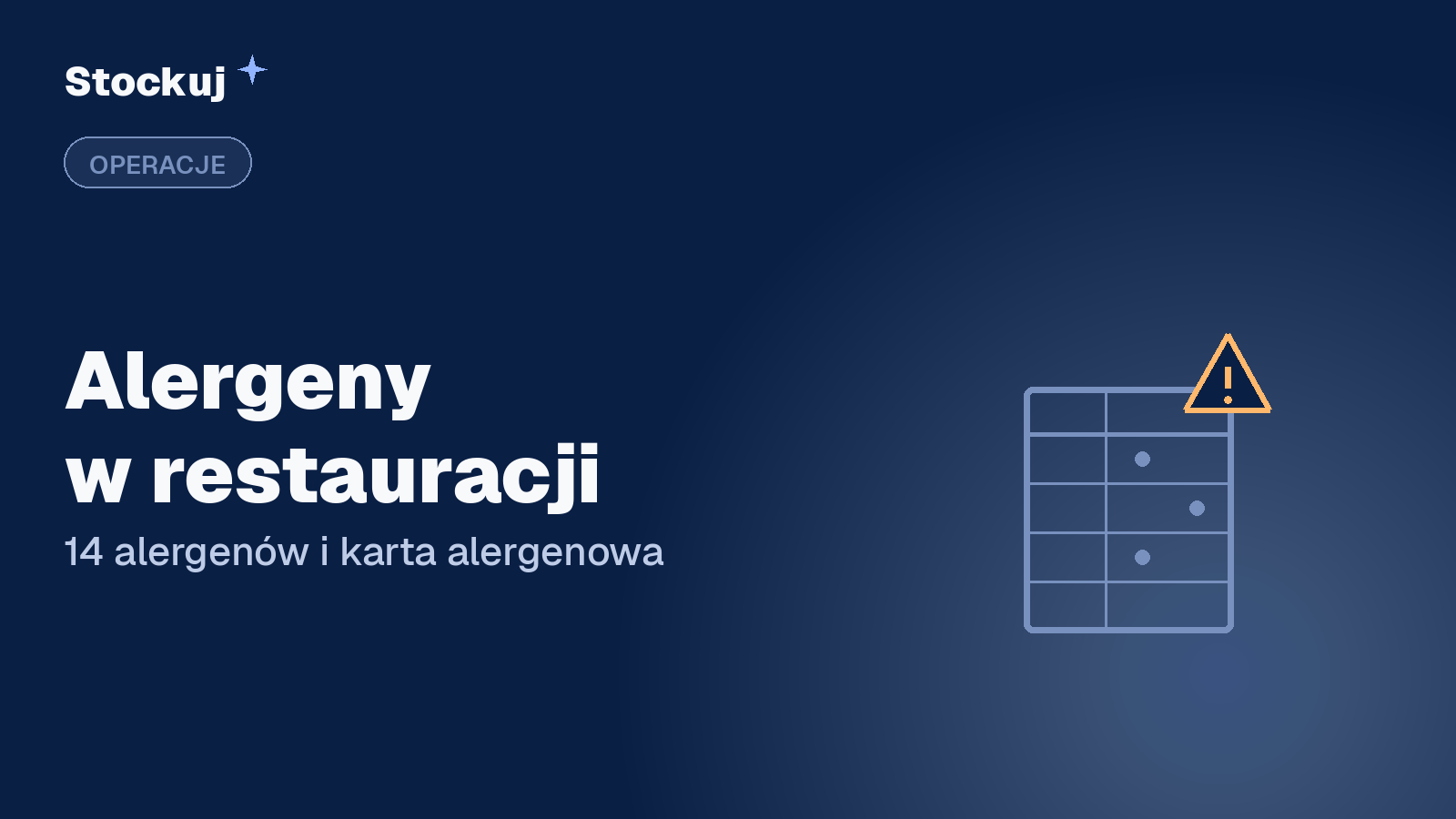 Alergeny w restauracji: 14 alergenów, obowiązek znakowania i karta alergenowa