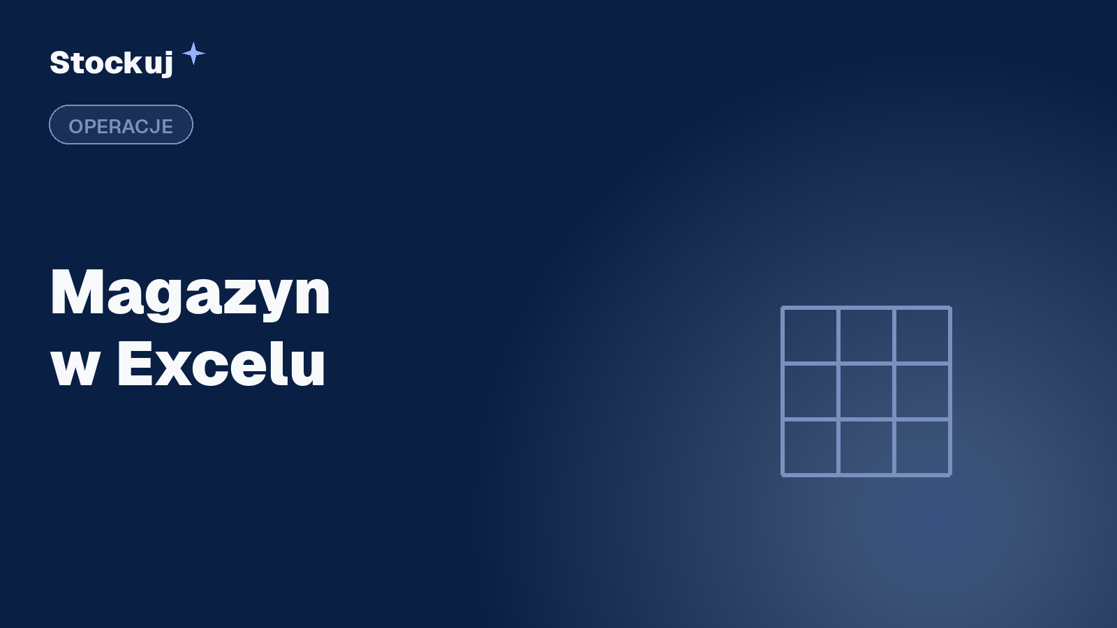 Magazyn restauracji w Excelu
