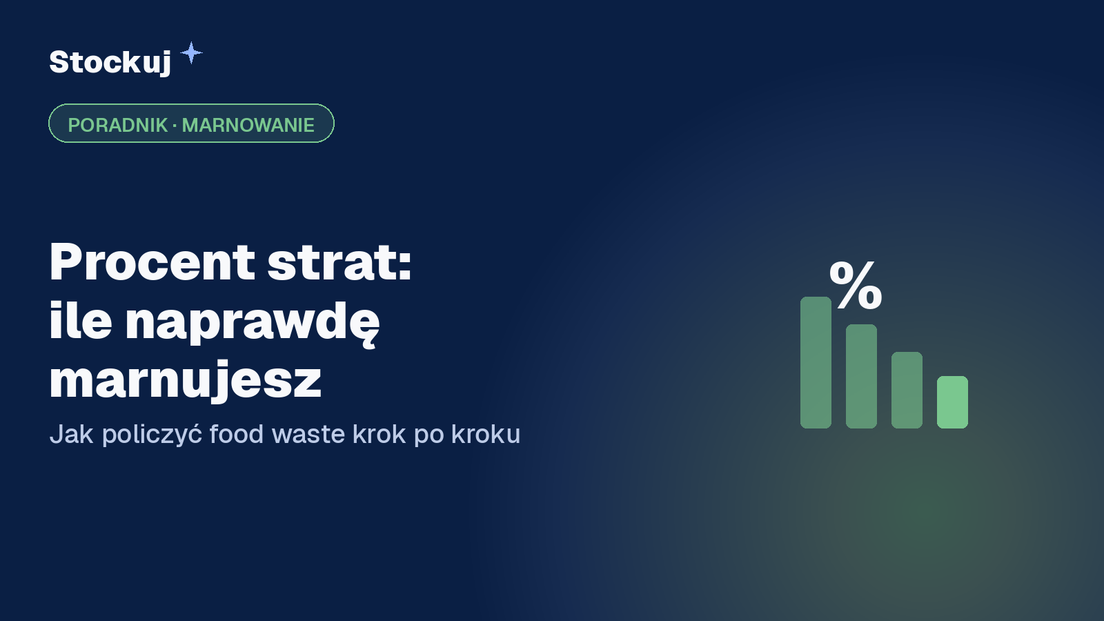 Procent strat w restauracji: jak policzyć, ile naprawdę marnujesz