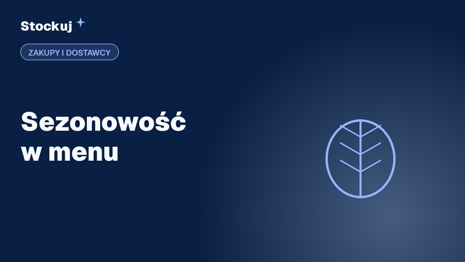Sezonowość w restauracji